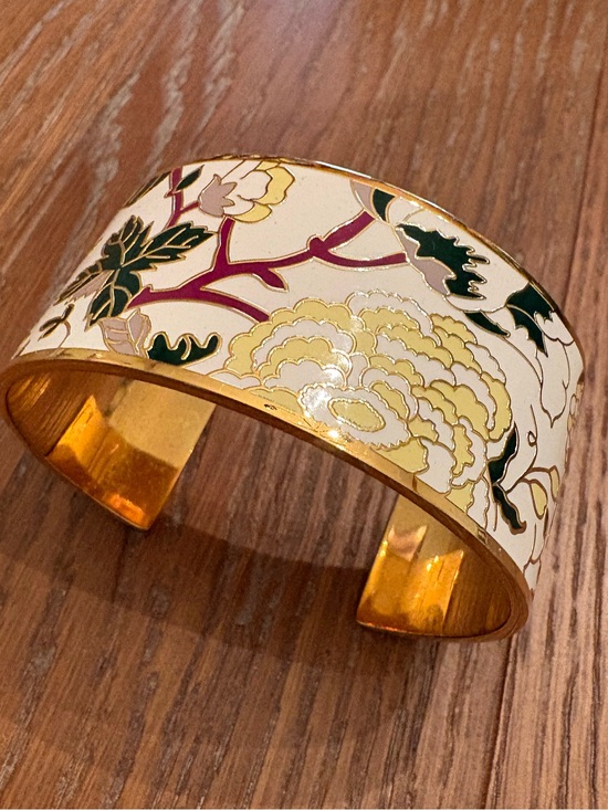 Tory Burch Jewelry - Tory Burch Gold-Tone Open Cuff Bracelet